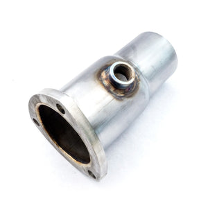 Stainless Works Collector Adapter 3-Bolt 2-1/2in OD Tubing 2-1/4in OD Outlet + O2 Bung