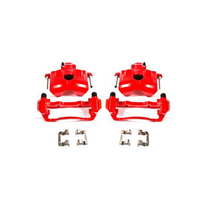 Power Stop 08-11 Ford Focus Front Red Calipers w/Brackets - Pair