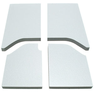 DEI 11-18 Jeep Wrangler JK 2-Door Boom Mat Headliner - 4 Piece - White