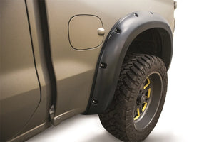 Lund 19-21 Chevrolet Silverado 1500 / 2022 Silverado LTD RX-Style Tex. Fender Flares - Black (4 Pc.)