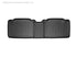 WeatherTech 06-11 Honda Civic Sedan / Si Sedan Rear FloorLiner - Black
