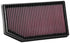 K&N 2018 Jeep Wrangler JL 2.0L/3.6L F/I Drop In Air Filter
