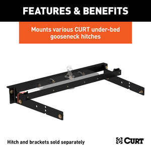 Curt 99-00 Chevrolet K1500 Under-Bed Gooseneck Installation Brackets