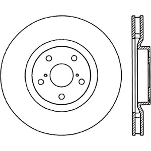 StopTech Power Slot 5/93-98 Supra Turbo Front Left SportStop CRYO Slotted Rotor