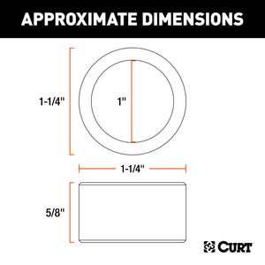 Curt Reducer Bushing (From 1-1/4in to 1in Shank)