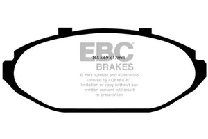 EBC 98-02 Ford Crown Victoria 4.6 (Phenolic PisTons) Redstuff Front Brake Pads