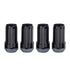 McGard SplineDrive Lug Nut (Cone Seat) 1/2-20 / 1.60in. Length (4-Pack) - Black (Req. Tool)