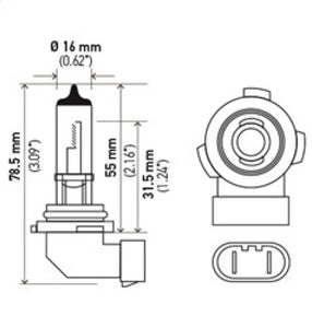 Hella H10 12V 65W Xen White Bulb (Pair)