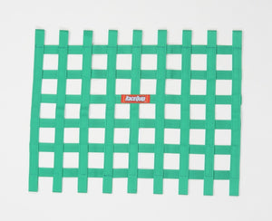 RaceQuip Green Ribbon Window Net