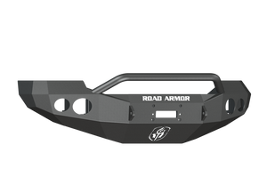 Road Armor 05-07 Ford F-250 Stealth Front Winch Bumper w/Pre-Runner Guard - Tex Blk