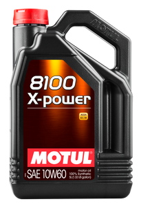 Motul 5L Synthetic Engine Oil 8100 10W60 X-Power