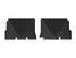 WeatherTech 2014+ Jeep Wrangler Rear Rubber Mats - Black