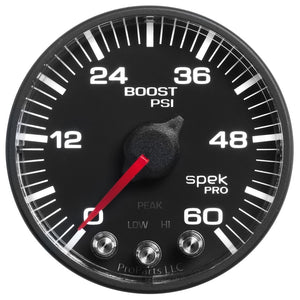 Autometer Spek-Pro 52.4mm 0-60 PSI Digital Stepper Motor Boost Gauge