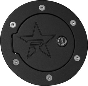 RBP RX-2 Locking Fuel Door 07-17 Jeep Wrangler JK - Black