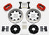 Wilwood Forged Dynalite Front Hat Kit 12.19in Drilled Red 00-04 PT Cruiser/03-04 SRT/4