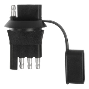 Curt 4-Way Flat License Plate Light Plug Adapter