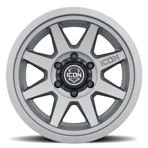 ICON Rebound 17x8.5 6x5.5 25mm Offset 5.75in BS 95.1mm Bore Charcoal Wheel