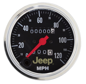 Autometer Jeep 85.7mm In-Dash 120 MPH Mechanical Speedometer Gauge