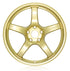 Gram Lights 57CR 17x9 +38 5x100 E8 Gold Wheel (Min Order Of 20)