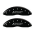 MGP 4 Caliper Covers Engraved Front & Rear Gen 5/SS Black finish silver ch