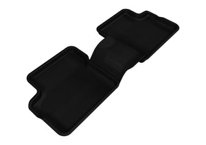 3D MAXpider 2003-2008 Toyota Matrix Kagu 2nd Row Floormats - Black