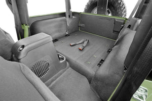 BedRug 97-06 Jeep TJ Rear 4pc BedTred Cargo Kit (Incl Tailgate)