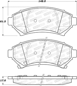 StopTech Street Select Brake Pads