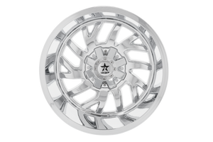 RBP 65R Glock 22x14 8x170 BP / 4.5 BS -76mm Offset 125mm CB (Hub Centric) Chrome Wheel