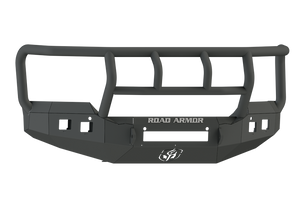 Road Armor 15-19 GMC 2500 Stealth Front Bumper w/Titan II Guard - Tex Blk