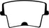 EBC 06-10 Chrysler 300 Limited 3.5 4WD Greenstuff Rear Brake Pads