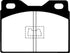 EBC 76-85 Porsche 924 2.0 Greenstuff Front Brake Pads