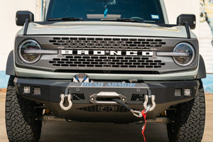 Road Armor 2021+ Ford Bronco Stealth Front Winch Bumper - Tex Blk