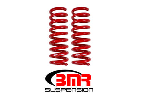 BMR 16-17 6th Gen Camaro V8 Rear Performance Version Lowering Springs - Red