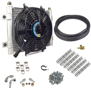 BD Diesel Xtruded Trans Oil Cooler - 5/16 inch Cooler Lines