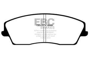 EBC 05-09 Chrysler 300 2.7 Redstuff Front Brake Pads