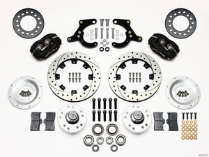 Wilwood Forged Dynalite Front Kit 11.75in Drilled 59-64 Chevy Impala / 63-64 Corvette