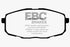 EBC 09-12 Hyundai Elantra 2.0 Touring Yellowstuff Front Brake Pads