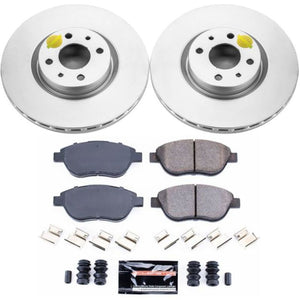 Power Stop 12-18 Fiat 500 Front Z23 Evolution Sport Coated Brake Kit