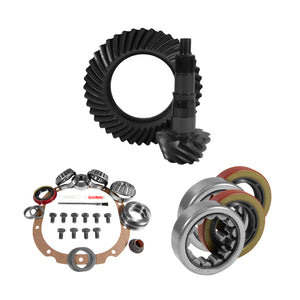 Yukon 8.8in Ford 3.55 Rear Ring & Pinion Install Kit 2.25in OD Axle Bearings and Seals