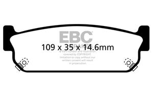 EBC 03-05 Infiniti M45 4.5 Bluestuff Rear Brake Pads