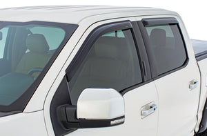 Stampede 2005-2012 Nissan Pathfinder Tape-Onz Sidewind Deflector 4pc - Smoke