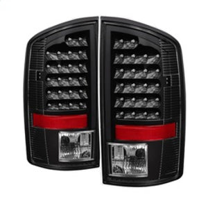 Xtune Dodge Ram 02-06 1500 / Ram 2500/3500 03-06 LED Tail Light Black ALT-JH-DR02-LED-BK