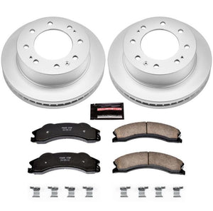 Power Stop 2011 GMC Sierra 3500 HD Front Z17 Coated Brake Kit