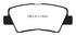 EBC 09-11 Hyundai Azera 3.3 Greenstuff Rear Brake Pads