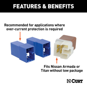 Curt 2004+ Nissan Armada Relay Kit