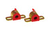 Prothane Universal Greasable Sway Bar Bushings - 5/8in - Type A Bracket - Red