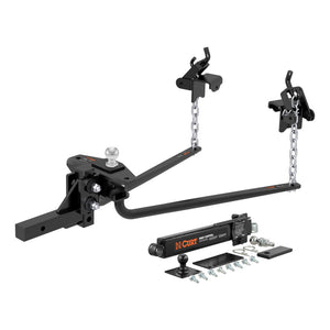 Curt Round Bar Weight Distribution Hitch Kit (10000-14Klbs 31-5/8in Bars)