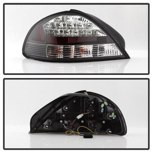 Spyder Pontiac Grand AM 99-05 LED Tail Lights Black ALT-YD-PGAM99-LED-BK