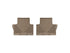 WeatherTech 07+ Volvo S80 Rear Rubber Mats - Tan