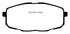 EBC 09-12 Hyundai Elantra 2.0 Touring Greenstuff Front Brake Pads